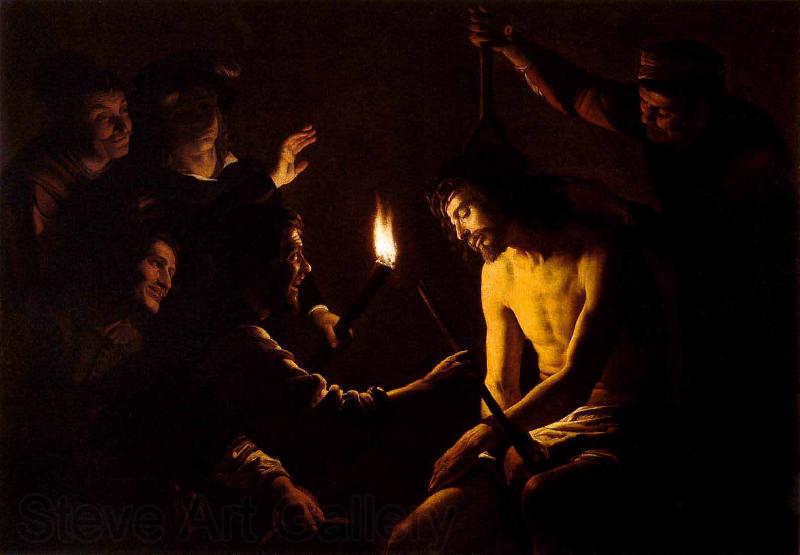 Gerard van Honthorst The Mocking of Christ Spain oil painting art